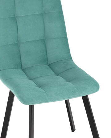 Стул Oliver Square велюр мятный (Стул Oliver мятный)