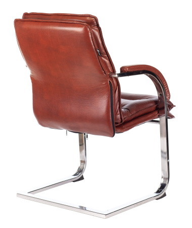 Кресло T-9927SL-LOW-V светло-коричневый Leather EiCHel кожа низк.спин. полозья металл хром (Светло-коричневый) Кресло T-9927SL-LOW-V светло-коричневый Leather EiCHel кожа низк.спин. полозья металл хром (Светло-коричневый)