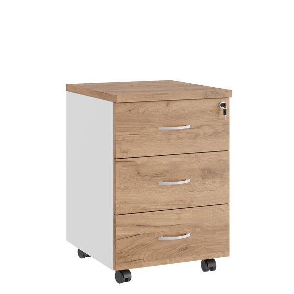 Тумба мобильная Foil (430х470х630) (Дуб крафт золотой)