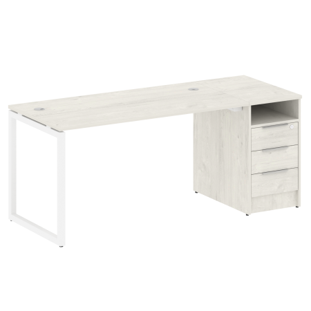 Рабочая станция Metal System Style БО.РС-СТП1.3 1812x720x750 (Акация/Антрацит металл)