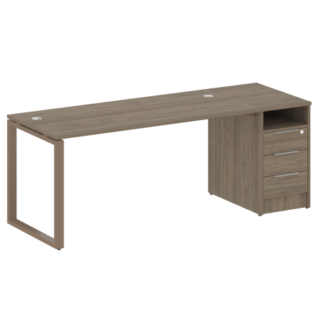 Рабочая станция Metal System Style БО.РС-СТП1.4 1812x720x750 (Вяз/Мокко металл)
