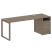 Рабочая станция Metal System Style БО.РС-СТП1.4 1812x720x750 (Дуб Наварра/Серый металл) Рабочая станция Metal System Style БО.РС-СТП1.4 1812x720x750 (Дуб Наварра/Серый металл)