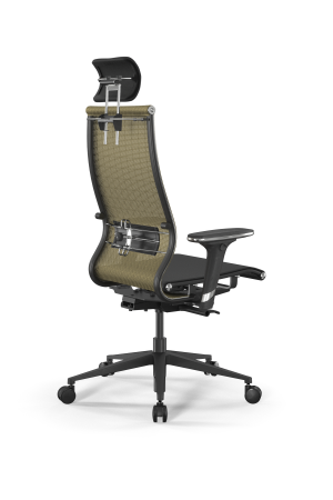 Кресло для руководителя Метта SynchroSit 10 B2-107D - T /Km00/Nb00/D32P/H3mL-2D(M23.B11.G19.W03) (Золотой | Черный) Кресло для руководителя Метта SynchroSit 10 B2-107D - T /Km00/Nb00/D32P/H3mL-2D(M23.B11.G19.W03) (Золотой | Черный)