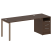 Рабочая станция с опорной тумбой Metal System Style БП.РС-СТП-1.4 2012x720x750 (Дуб Наварра/Серый металл) Рабочая станция с опорной тумбой Metal System Style БП.РС-СТП-1.4 2012x720x750 (Дуб Наварра/Серый металл)
