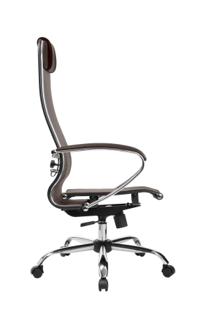 Кресло для руководителя Метта МЕТТА-12(MPRU)/подл.131/осн.003 (Светло-коричневый)