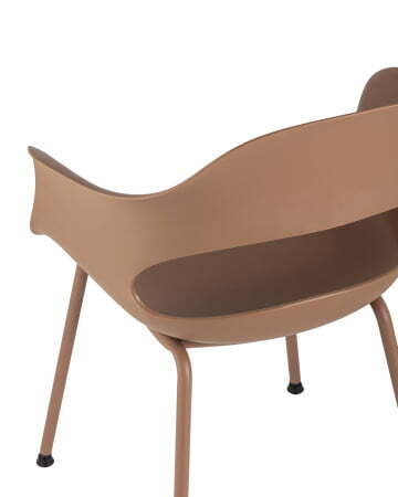 Стул Lady пластик коричневый (Стул пластиковый Lady коричневый)