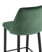 Стул барный Диего велюр зелёный (Стул барный Диего зеленый)