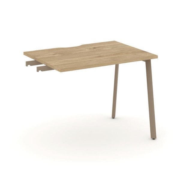 Стол приставка к опорным тумбам ES.SPR-1-VP (980х730х750) (Тиквуд Светлый/Металл Латте) Стол приставка к опорным тумбам ES.SPR-1-VP (980х730х750) (Тиквуд Светлый/Металл Латте)