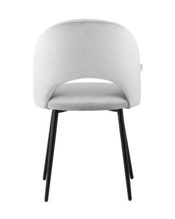 Стул Меган велюр светло-серый (Стул Меган светло-серый) Стул Меган велюр светло-серый (Стул Меган светло-серый)