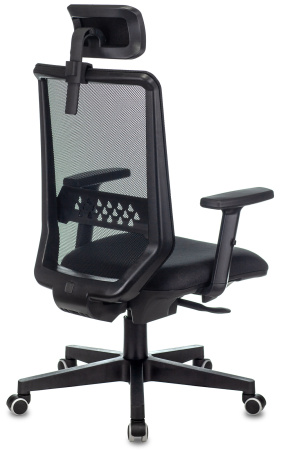 Кресло руководителя Expert черный TW-01 38-418 сетка/ткань с подголов. крестов. пластик (Черный) Кресло руководителя Expert черный TW-01 38-418 сетка/ткань с подголов. крестов. пластик (Черный)