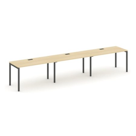 Рабочая станция 1 сторонняя SN-4P.ORS-042 (3540х700х750) (Акация Лорка/Металл Антрацит)