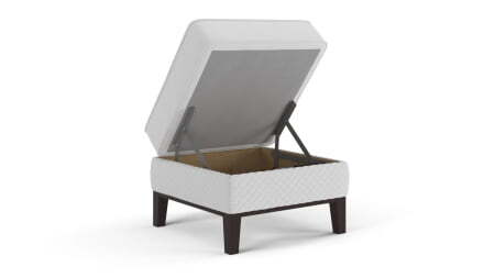 Пуф Monreal 600 (650x650x480) Молочный (Молочный)