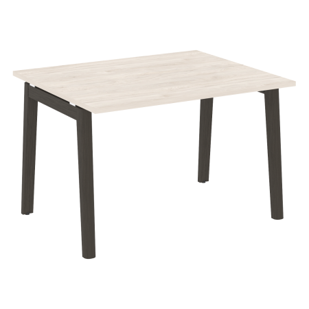 Стол переговорный на деревянных опорах Onix Wood OW.PRG-1.2 1180x980x750 (Денвер Светлый/Дуб Темный)