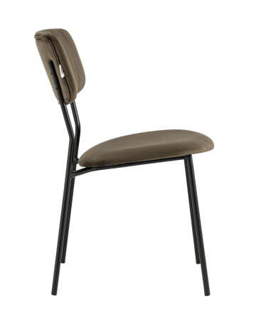 Стул Бандо велюр коричневый (Стул Бандо коричневый)