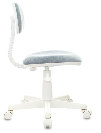 Кресло детское CH-W201NX серо-голубой Light-28 крестов. пластик белый пластик белый (Серо-голубой)