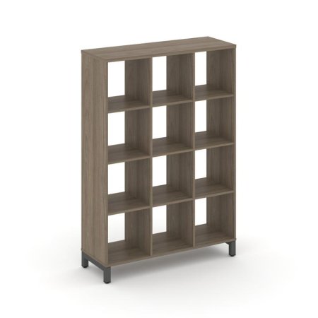 Каркас стеллажа 4 яруса SN.KS-430 (1121х400х1615) (Вяз Благородный/Металл Антрацит)