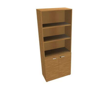 Шкаф высокий с низкой дверью Z2 IDEB86S 860x450x2140 (Орех каналетто)