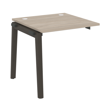 Наборный элемент рабочей станции на деревянных опорах Onix Wood OW.1.NRS-0.8 780x800x750 (Дуб Аттик/Дуб Темный)