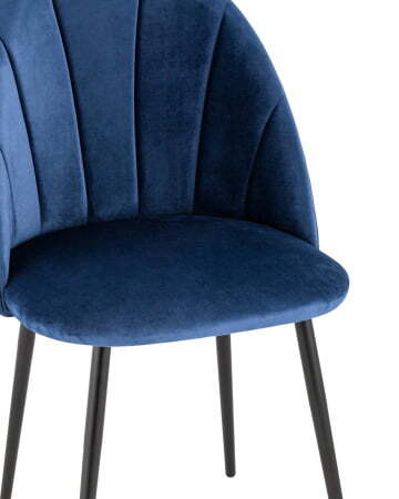 Стул Логан велюр синий (Стул Логан синий) Стул Логан велюр синий (Стул Логан синий)