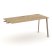Стол приставка к опорным тумбам ES.SPR-4-LP (1580х730х750) (Тиквуд Светлый/Металл Латте)