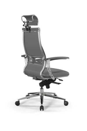 Кресло для руководителя Метта Samurai B2-11U - Infinity /Kc06/Wm06/U0mL-4c3/H2cL-3D(M06.B32.G11.W03) (Серый)