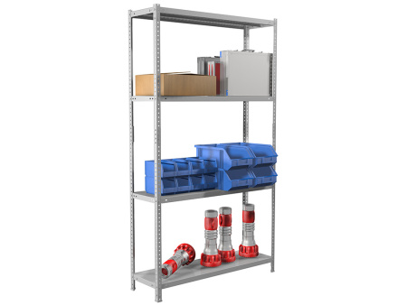Стеллаж MS Standart 200KD/100x40/4 (Серый)