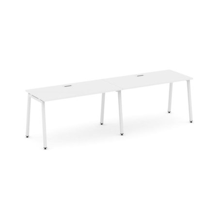 Рабочая станция 1 сторонняя SN-4A.ORS-004 (3160х600х750) (Белый/Металл Белый)