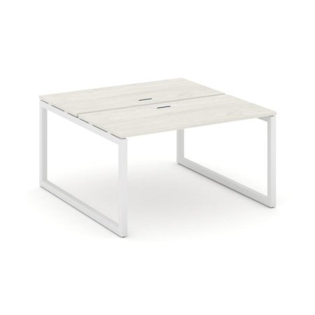 Рабочая станция 2-х сторонняя SN-5O.DRS-012 (1180х1432х750) (Дуб Наварра/Металл Белый)