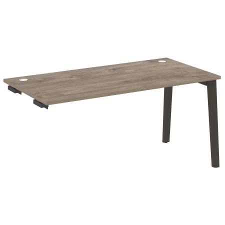 Стол-приставка к опорным элементам на деревянных опорах Onix Wood OW.SPR-4.8 1580x800x750 (Тиквуд Темный/Дуб Темный)