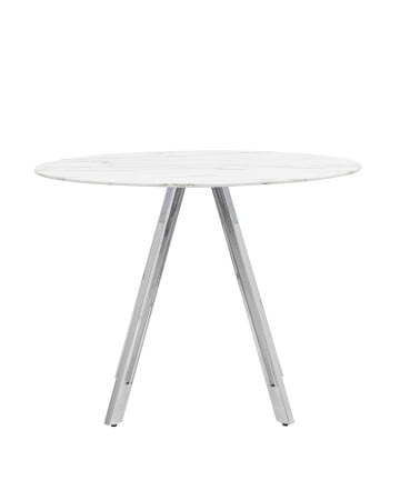 Стол обеденный Хьюстон D100 белый стеклянный (Стол обеденный Хьюстон белый) Стол обеденный Хьюстон D100 белый стеклянный (Стол обеденный Хьюстон белый)