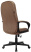 Кресло руководителя T-898 коричневый 38-414 крестов. пластик (Коричневый)