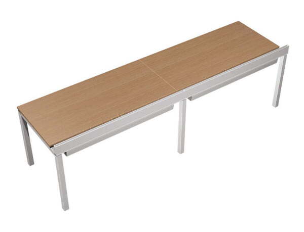 Рабочая станция с Prosystem Profiquadro КВ 0109-2 БВ 3200x800x750 (Белый премиум / Вишня скандинавскаяСерый)