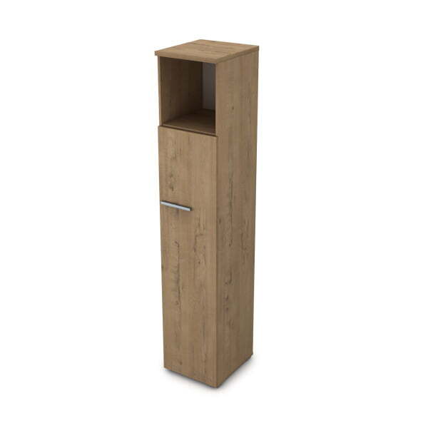 9П.005.2 Пенал высокий с нишей (400x450x2045) (Teakwood) 9П.005.2 Пенал высокий с нишей (400x450x2045) (Teakwood)