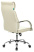 Кресло руководителя T-8010N слоновая кость OR-10 эко.кожа крестов. металл хром (Слоновая кость)