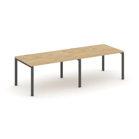 Стол переговорный SN-6P.SPRG-012.3 (2360х980х750) (Тиквуд Светлый/Металл Антрацит)