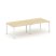 Стол переговорный SN-5P.SPRG-044 (3160х1180х750) (Тиквуд Светлый/Металл Антрацит) Стол переговорный SN-5P.SPRG-044 (3160х1180х750) (Тиквуд Светлый/Металл Антрацит)