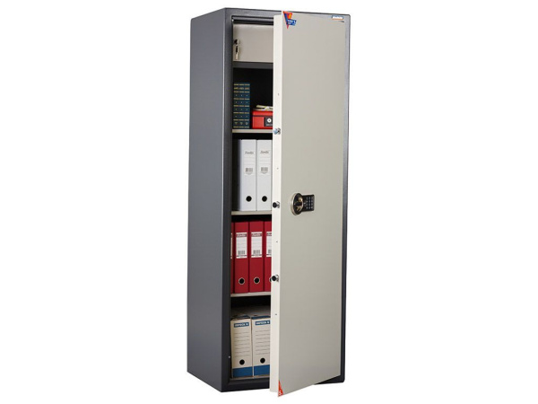 Офисный сейф VALBERG ASM 165T EL графит (Графит/Светло-серый)