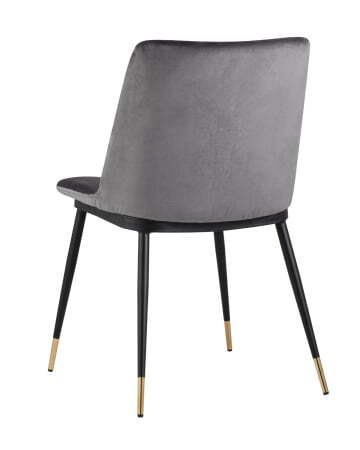 Стул Мелисса велюр темно-серый (Стул Мелисса темно-серый) Стул Мелисса велюр темно-серый (Стул Мелисса темно-серый)