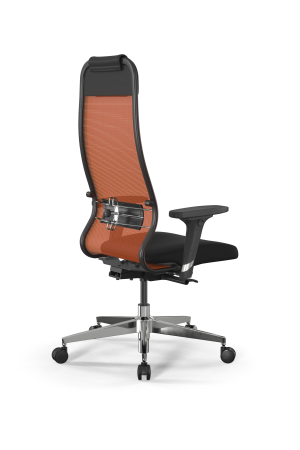 Кресло для руководителя Метта SynchroSit 10 B1-111D - X2+UMF(X1) /Ub00/Wh00/D02P(M23.B22.G18.W03) (Черный | Оранжевый) Кресло для руководителя Метта SynchroSit 10 B1-111D - X2+UMF(X1) /Ub00/Wh00/D02P(M23.B22.G18.W03) (Черный | Оранжевый)