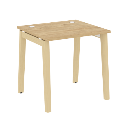 Стол рабочий на деревянных опорах Onix Wood OW.SP-0.7 780x720x750 (Тиквуд Светлый/Дуб Светлый)