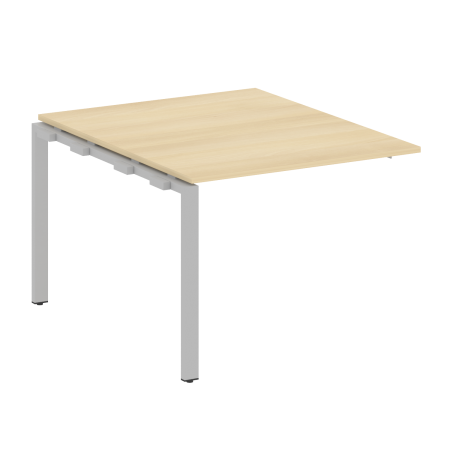 Проходной наборный элемент переговорного стола Metal System Style БП.ППРГ-1 1000x1235x750 (Акация/Серый металл)
