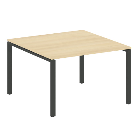 Переговорный стол 1 столешница Metal System Style БП.ПРГ-1.2 1200x1235x750 (Акация/Антрацит металл)