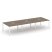 Рабочая станция 2-х сторонняя SN-6P.DRS-071 (2940х1432х750) (Тиквуд Светлый/Металл Антрацит) Рабочая станция 2-х сторонняя SN-6P.DRS-071 (2940х1432х750) (Тиквуд Светлый/Металл Антрацит)