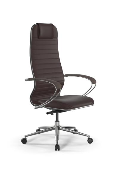 Кресло для руководителя Метта SynchroSit 10 B1-117K - Extra /Um02/Wm12/K1cL(M23.B23.G18.W02) (Темно-коричневый) Кресло для руководителя Метта SynchroSit 10 B1-117K - Extra /Um02/Wm12/K1cL(M23.B23.G18.W02) (Темно-коричневый)