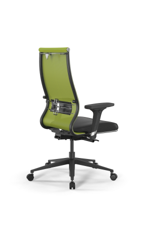 Кресло для руководителя Метта SynchroSit 10 B2-163D - T+Extra /Km00/Wm12/D02P(M24.B11.G19.W02) (Лайм | Черный)
