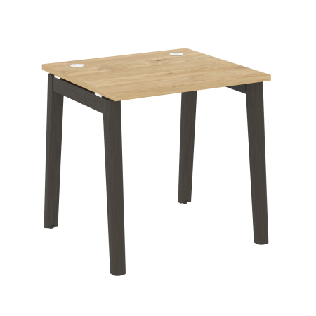 Стол рабочий на деревянных опорах Onix Wood OW.SP-0.7 780x720x750 (Тиквуд Светлый/Дуб Темный)