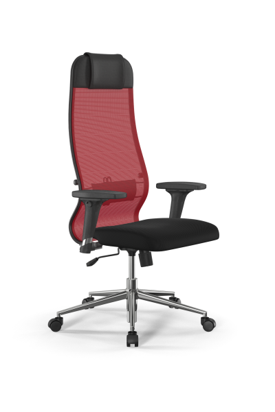 Кресло для руководителя Метта Sit 10 B1-111D - X2+UMF(X1) /Ub00/Wh00/D02P(M09.B23.G18.W01) (Красный | Черный) Кресло для руководителя Метта Sit 10 B1-111D - X2+UMF(X1) /Ub00/Wh00/D02P(M09.B23.G18.W01) (Красный | Черный)