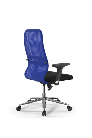 Кресло для руководителя Метта Sit 8 B2-8D - X1+UMF(X1) /Uh00/Wh00/D02P(M09.B23.G18.W01) (Синий | Черный) Кресло для руководителя Метта Sit 8 B2-8D - X1+UMF(X1) /Uh00/Wh00/D02P(M09.B23.G18.W01) (Синий | Черный)