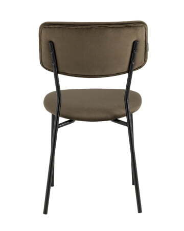 Стул Бандо велюр коричневый (Стул Бандо коричневый)