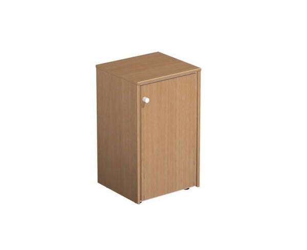 Шкаф закрытый для папок Profiquadro КВ 301 БВ 500x460x840 (Белый премиум / Вишня скандинавская)